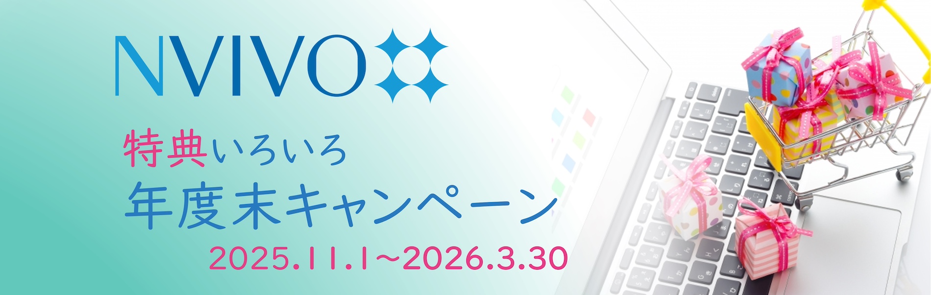 NVivo年度末キャンペーン